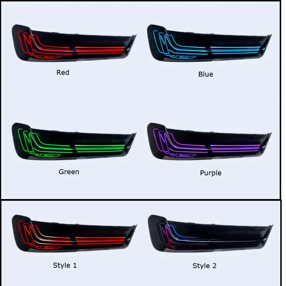 LED RGB Tail Light for BMW 3 Series G20 G28 G80 2019-2025 CSL Style Car Rear Lamp Running Turn Brake Signal Tail Lamp
