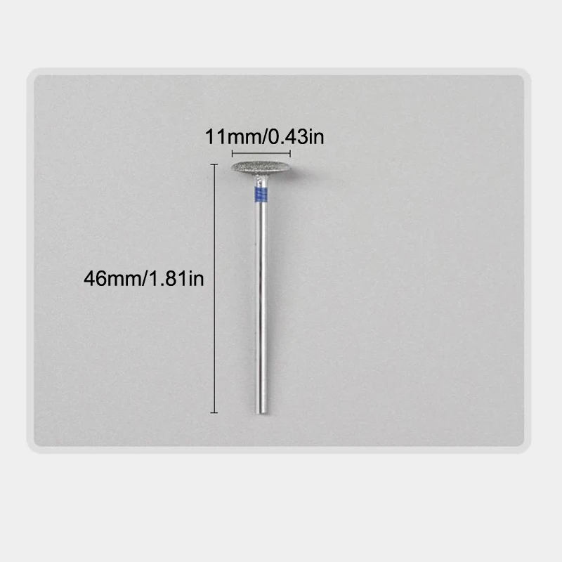 3PCS Flying Saucer Grinding Head Portable Nail Polishers Nail Professional Polishing Tools Dead Skin Removing Nail Removing Dril