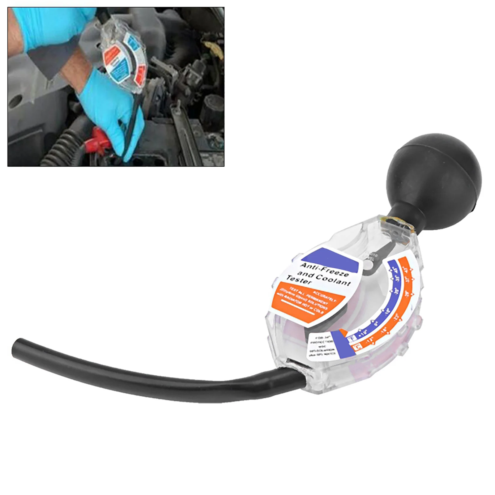 High Accuracy Dial Durable Car Radiator Coolant Tester Antifreeze Coolant Tester Tool Cooling System Auto Replacement Parts