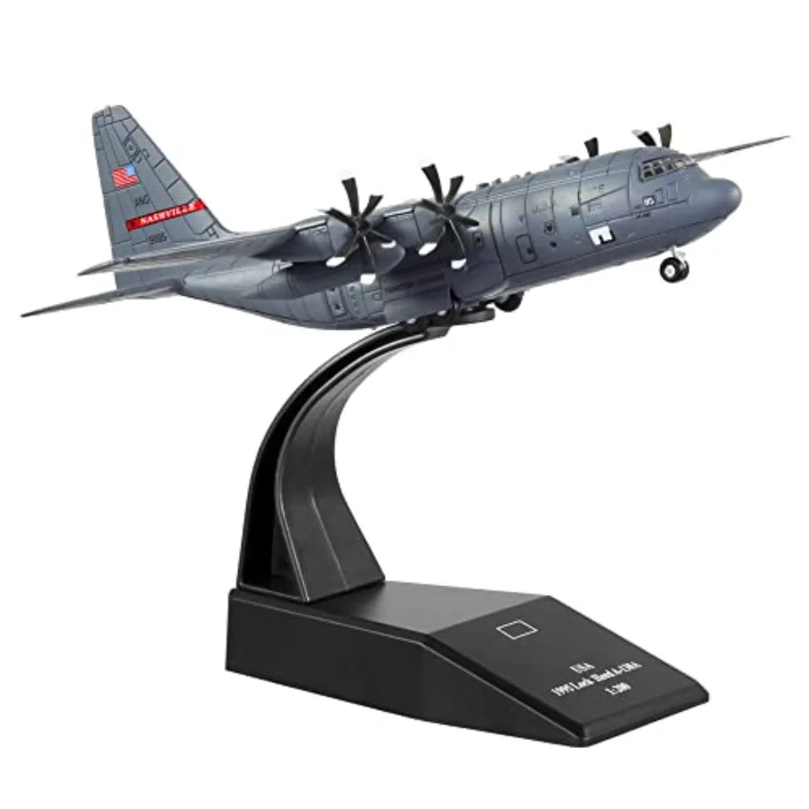 

1/200 Military Model Plane C-130 Alloy Fighter Plane Model Model Airplane for Collections and Displays