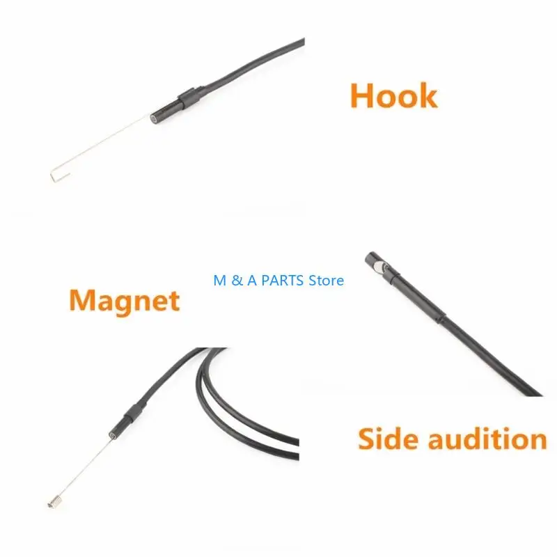 U1JF Industrial Endoscope, Borescope Inspection Camera, IP67 Waterproof Camera, Sewer Camera with 6 LED Light