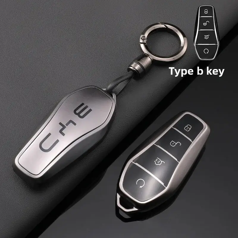 Silver TPU Car Flip Remote Key Case Cover Holder Shell Fob For BYD Song Plus Atto 3 Han EV Tang DM Qin Seal Dolphin Accessories - Image 2