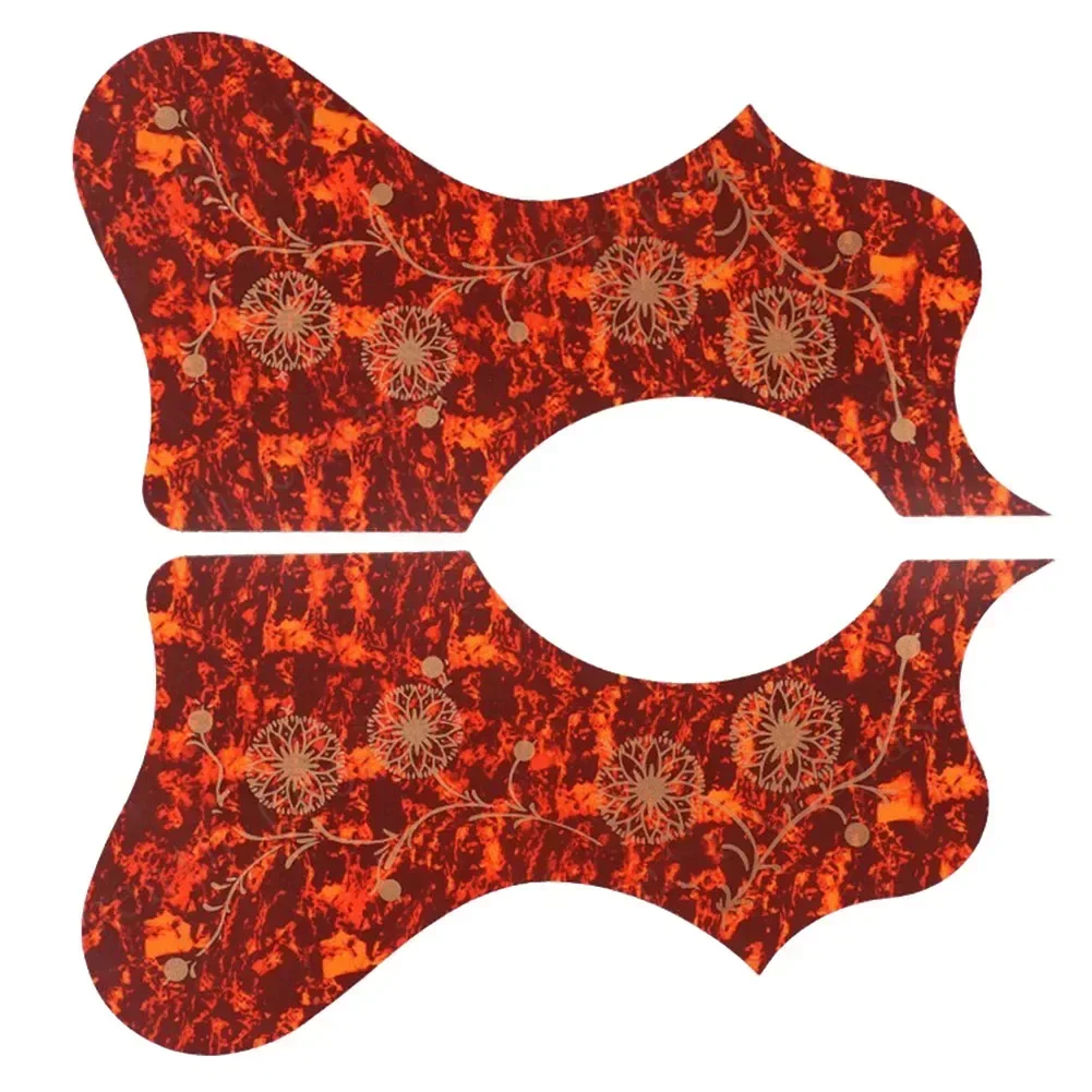 1pc  Guitar Pickguard Red Black White  Pick Guard Sticker Acoustic Guitar Guar Guitar Scratch Plate Protective Accessory