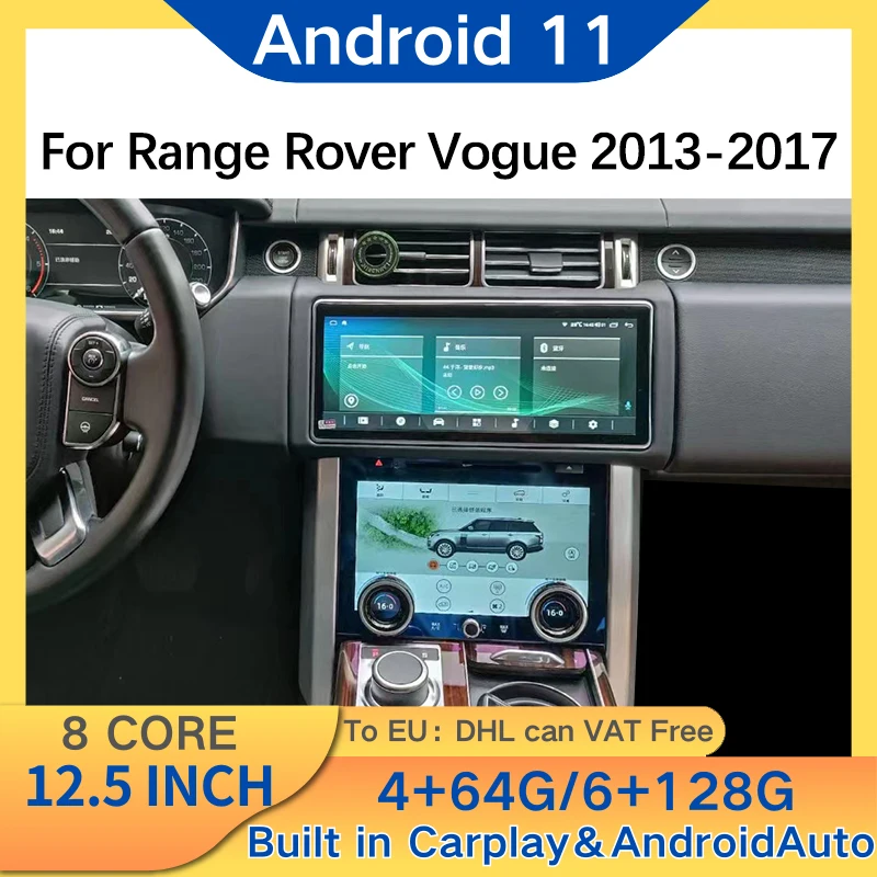 

Android 11 12.5inch 8+128G Car Navigation dvd radio multimedia Player GPS for Land Range Range Rover Vogue L405 2013-2020