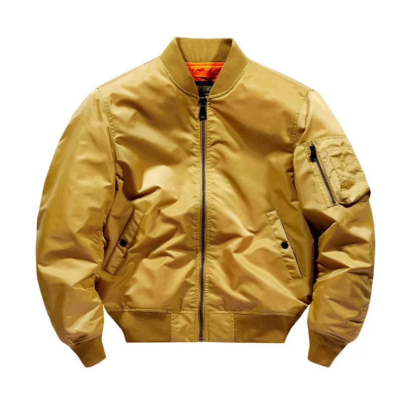 Spring Autumn New Fashion Men's Solid Color Simple Basic Zipper Baseball Jackets Male Casual Trendy Loose Coats Clothes Tops