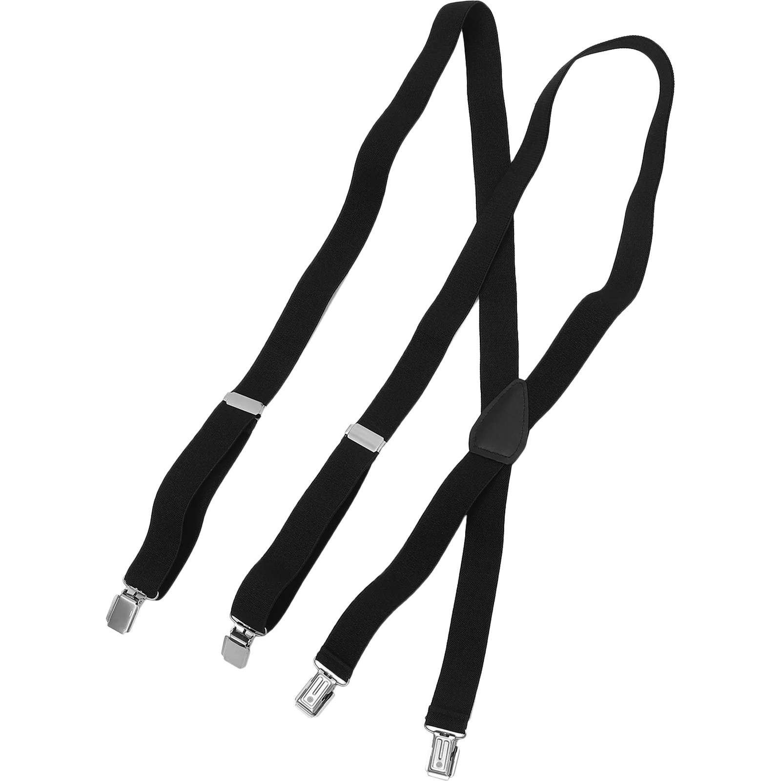 الحمالات المرنة للرجال والنساء X-Back قابل للتعديل 4 خطافات السراويل الحمالات مقاومة للاهتراء الملابس والاكسسوارات #2