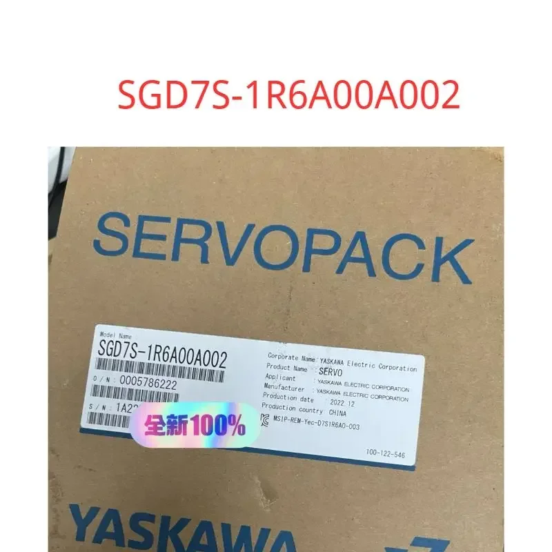 

SGD7S-1R6A00A002 Brand New SGD7S 1R6A00A002