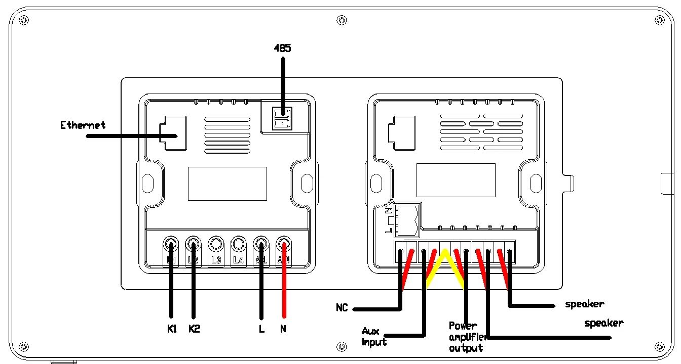 XZJ-10-inch Knob Painel de Controle com Wi-Fi BT, Switches Zigbee para Suíte Avançada e Controle de Dispositivos, Smart Gateway