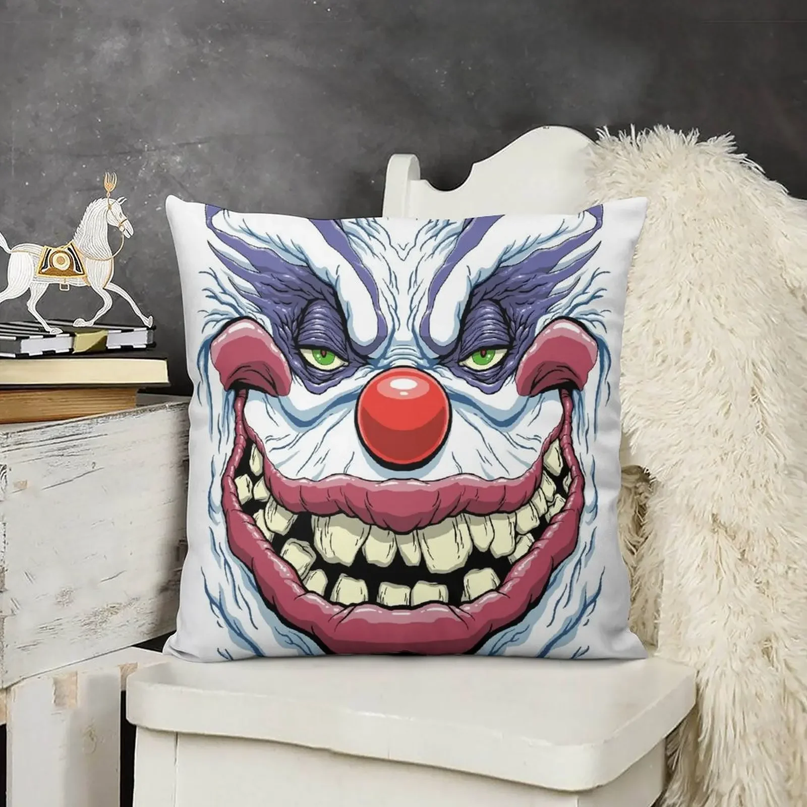 KILLER KLOWN RUDY Throw Pillow Throw Pillow Sofas Covers Plaid Sofa Decorative Sofa Cushion pillow