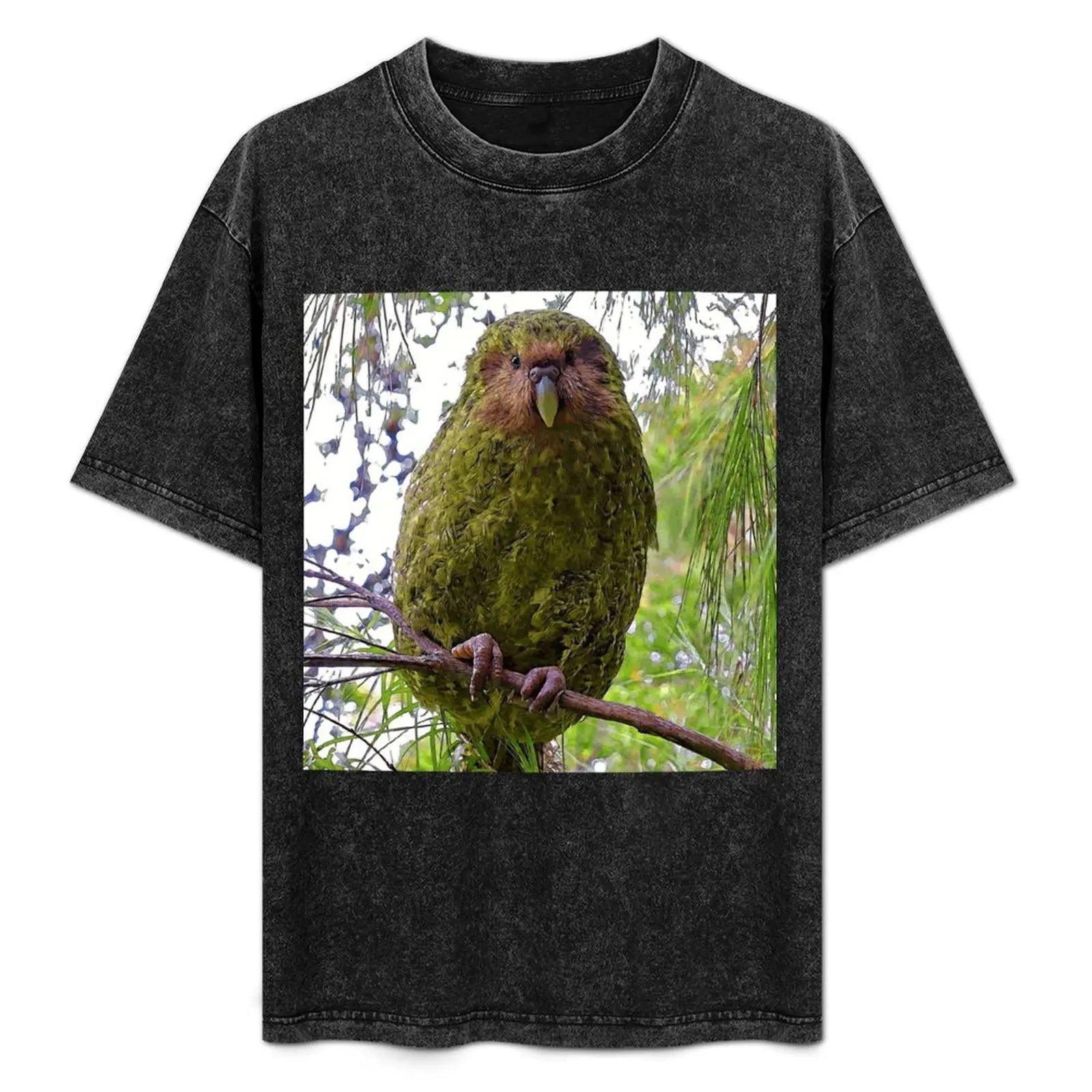 

Kakapo Portrait T-Shirt Ultra Soft Breathable Tee Top