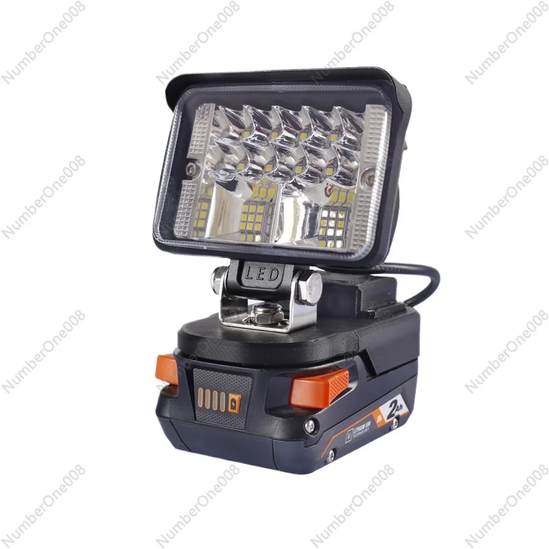 

Applicable To Ridge Ridgid18v Work Light Lamp Camping Lantern with Low Voltage Protection USB Fast Charge Aeg18v