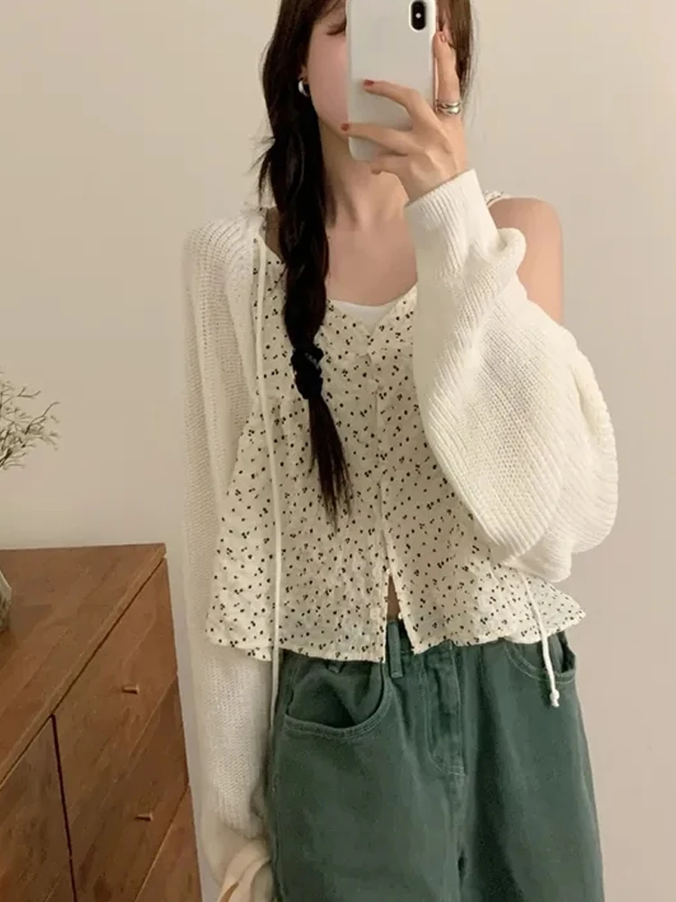 Fre Floral femmes gilet été nouveau Sle simple bouton v-ne Strapl débardeur vêtements d'extérieur trajet Sle ort longueur