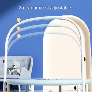 Trampolim Dobrável com Apoio de Braço para Adultos e Crianças, Saltando Fitness, Entretenimento Esportivo, Brinquedo Presente, Interior, 250kg, 40 10 principais vendas salto trampolim - №8