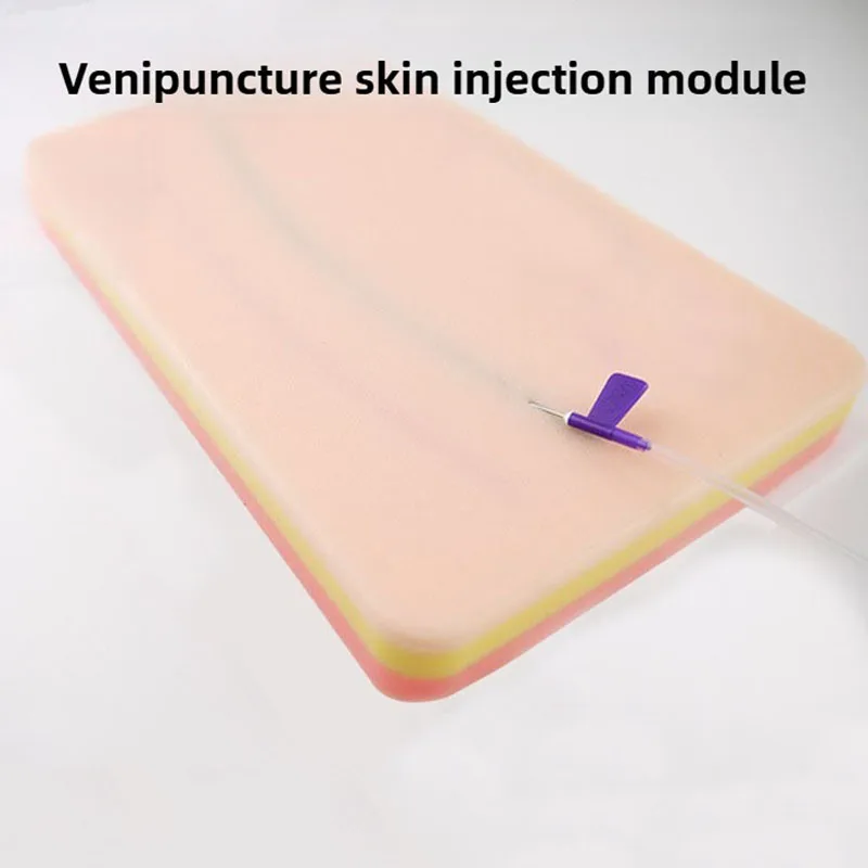 

Silicone Intravenous Injection Practice Pad Subcutaneous Injection with Vascular Training Model Silicone Skin Pad