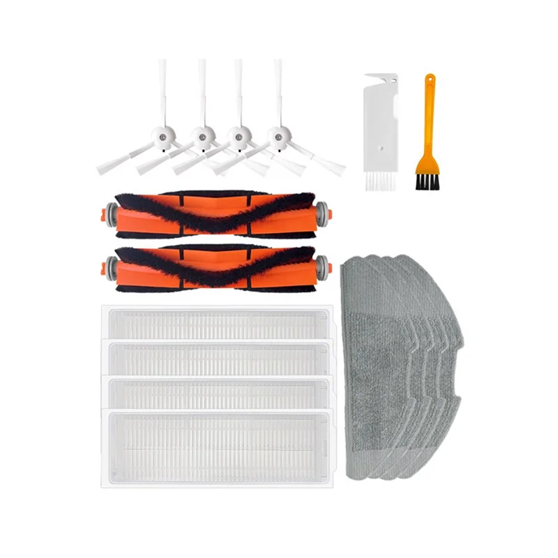 掃除機用フィルターキット,Xiaomi Miロボット用モップブラシ,mop 2 lite,mop 2 pro,mjstl,mjst1s