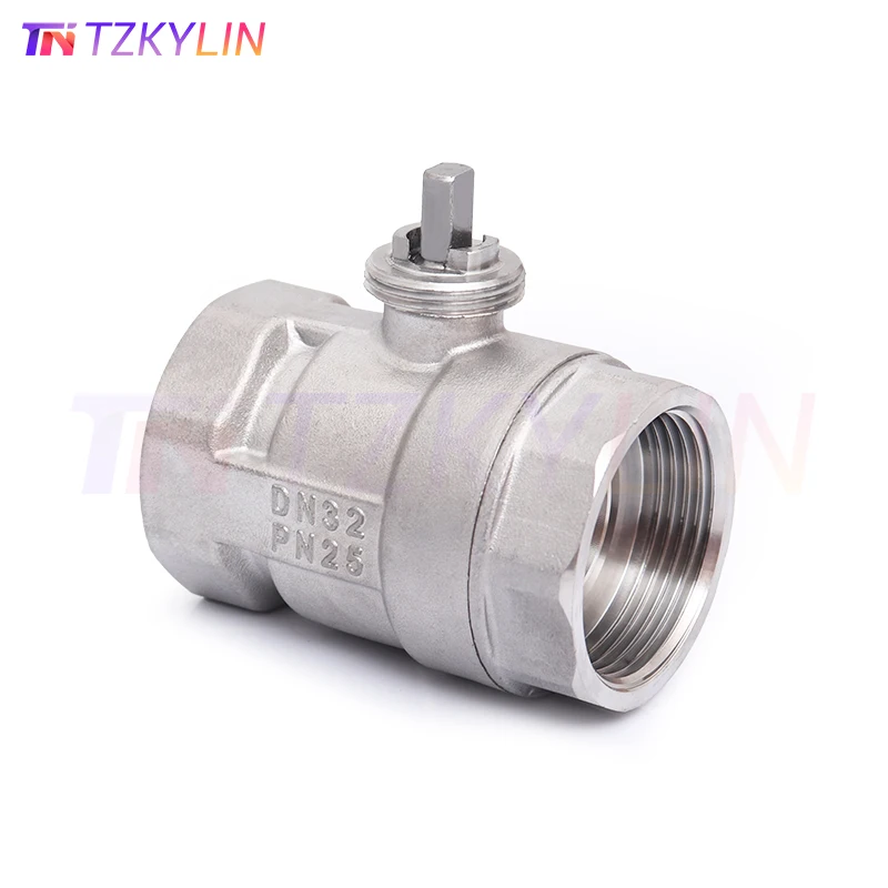 1-1/4" Stainless Steel Electric Ball Valve Body Two-Way Valve Body Internal Thread DN32