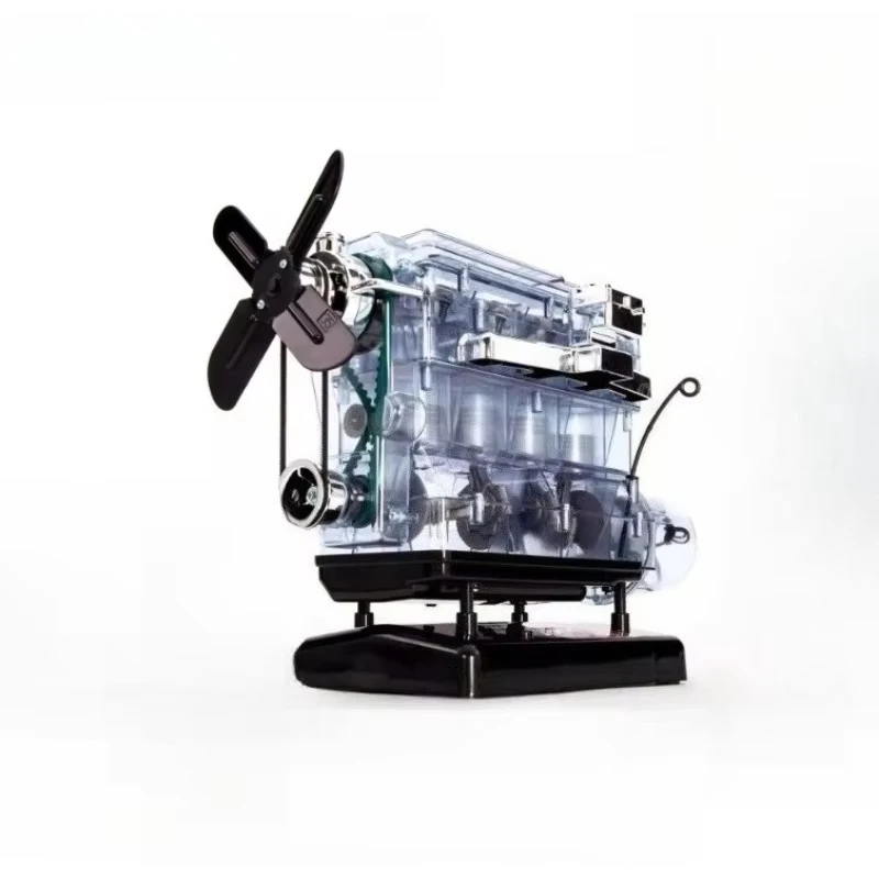 Inline Four Cylinder Engine Model Coaxial 4 Cylinder Engine Internal Combustion Engine Model Building Kits DIY No Glue Required