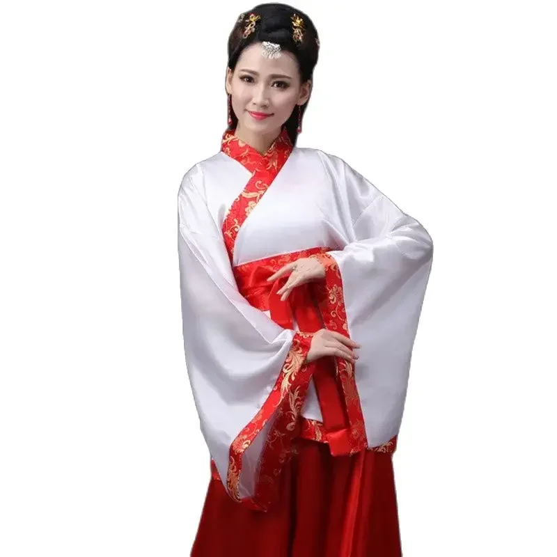 Hot sale women hanfu traditional asian dress cosplay costume Chinese Tang performance clothing improve han fu modern hanbok