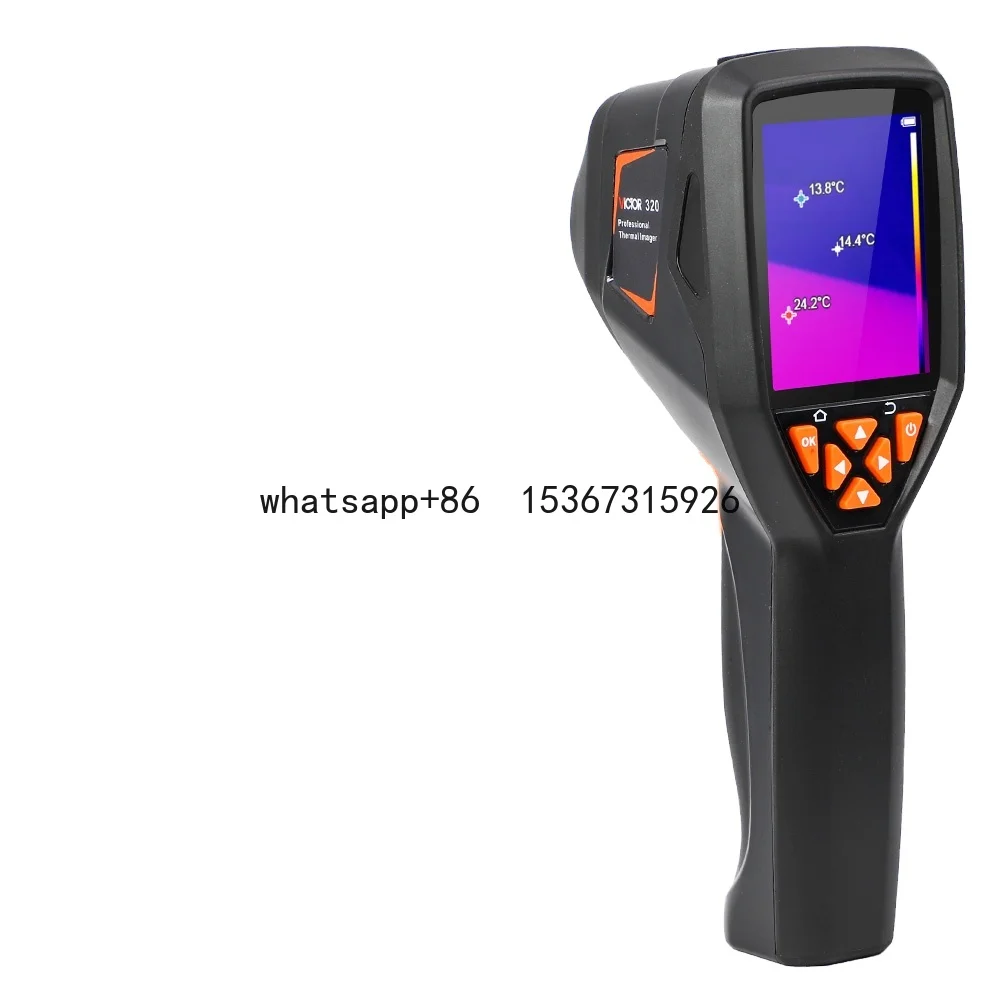 VICTOR 320 2.8 Inch Thermal Imaging Camera Resolution 120x90 Emissivity 0.01 To 1.00 Adjustable Lens 2.3mmF1.1 8G Memory