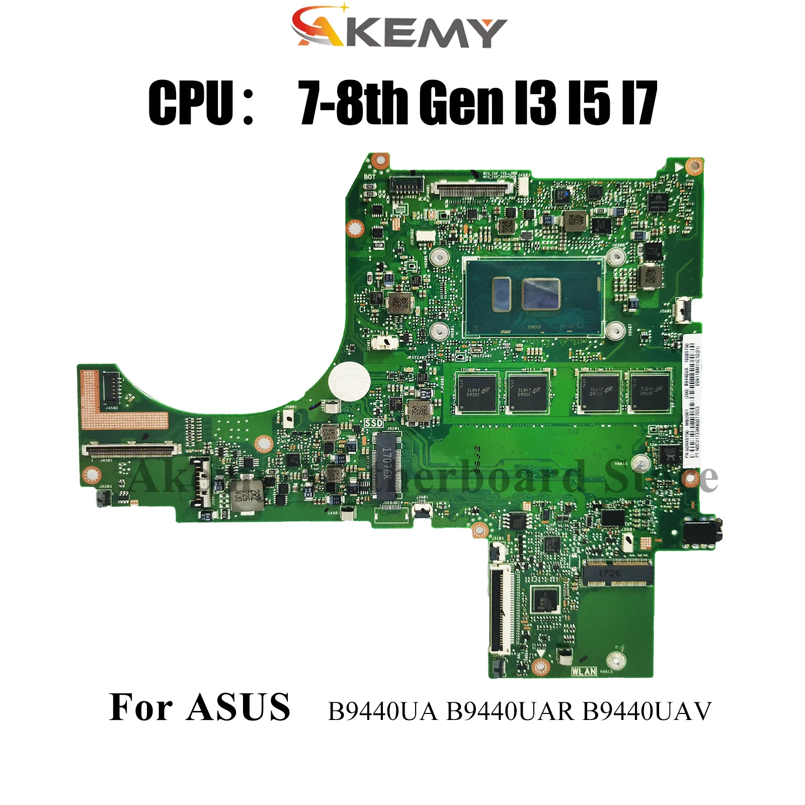 

B9440UA Laptop Motherboard For ASUS ExpertBook B9440UAV B9440UAR B9440U B9440UA Mainboard With I3 I5 I7 CPU 100% tests OK stk