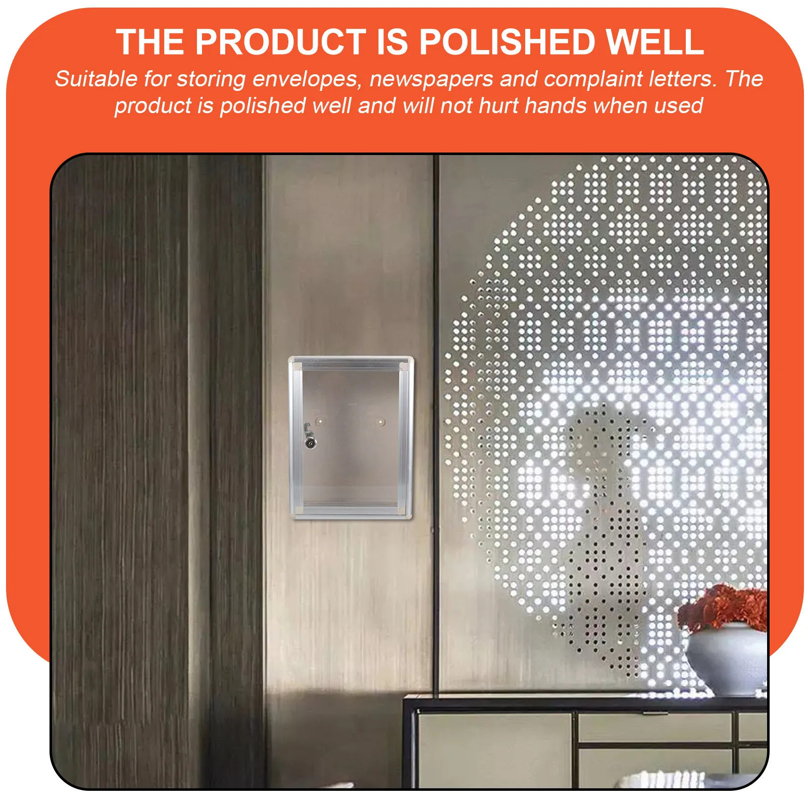 

Красная металлическая коробка для предложений, сверхпрочная, долговечная, надежная для хранения анонимных писем, жалоб, для офиса, школы