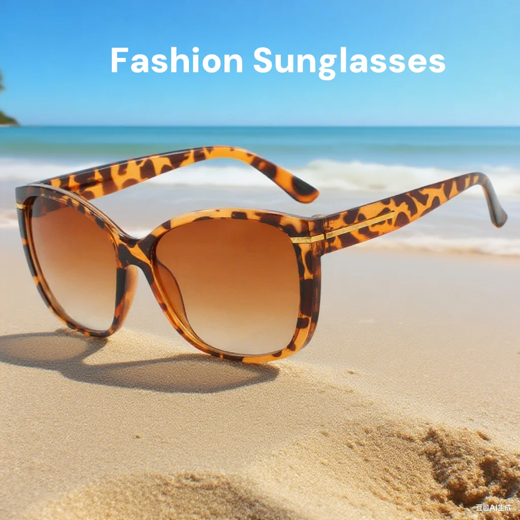 

Retro Leopard Print Frame Sunglasses Women Men Trendy Style Sun Glasses Square Eyeglasses UV400 Protection Streetwear Eyewear