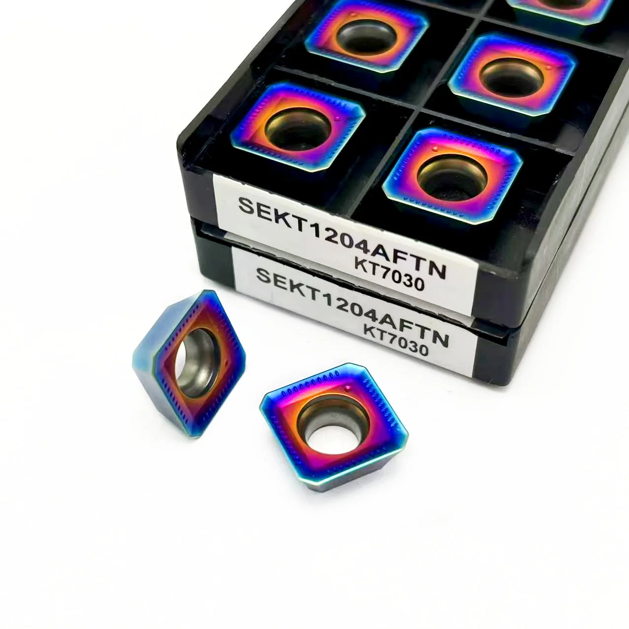 Carbide Milling Cutter Torneamento Inserção, Alta Qualidade, SEKT1204, AFKT7030, SEKT1204, Usinagem CNC