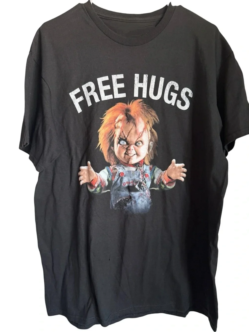 Child's Play Chucky Es ist Zeit zu spielen Horrorfilm Grafik T-Shirt Baumwolle Herren Damen Streetwear T-Shirt – Detail 5