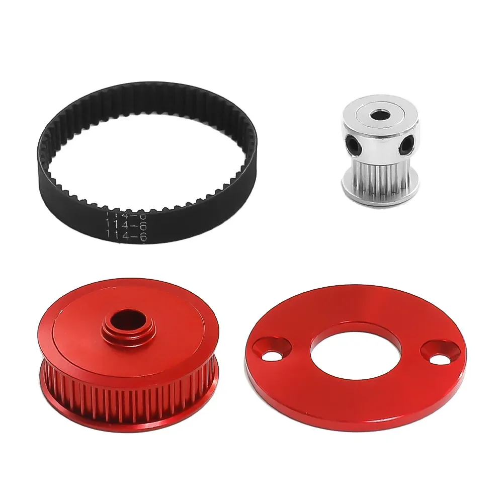 TT-02 Low Noise Belt Drive 16T 40T Transmission Gear Set for Tamiya TT02 1/10 RC Car Upgrade Parts - DIY Modify Smooth OP