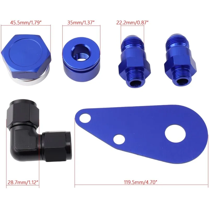 AB96-Crankcase Oil Catch Can Kit Exhaust Gas Converter For Turbocharged Vehicles - view 3