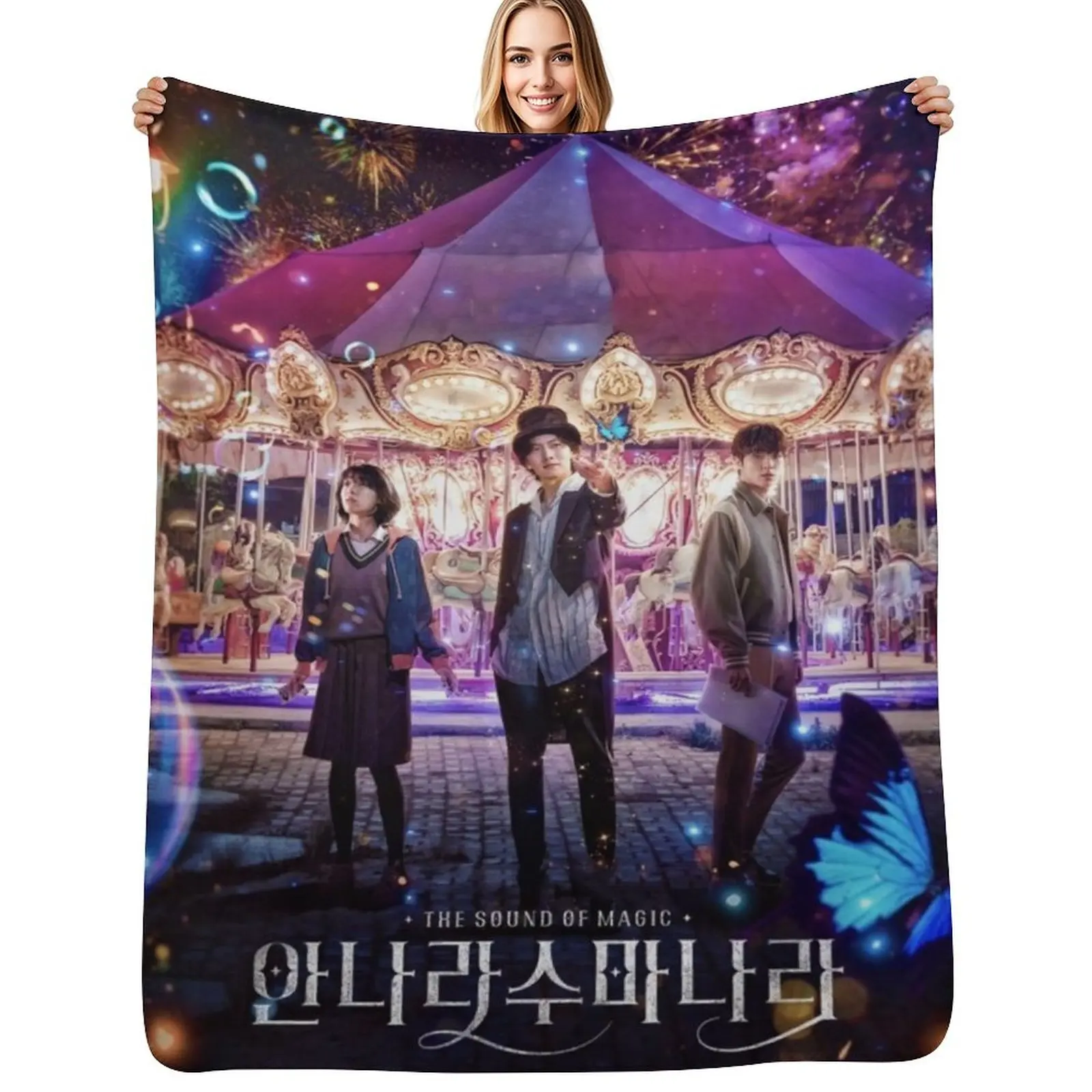 

annarasumanara Throw Blanket Men's Soft Warm Throw Blanket for Couch