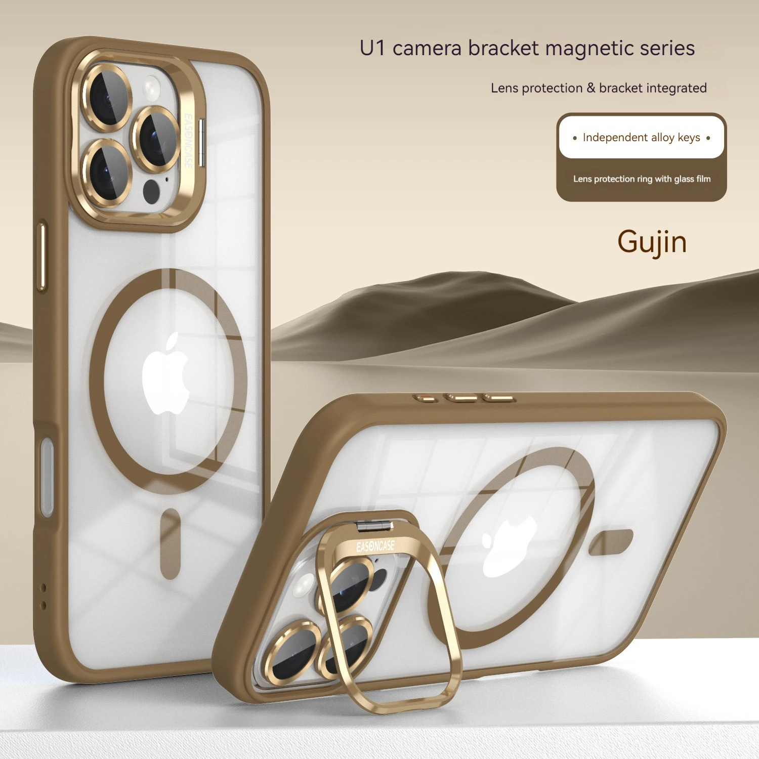 Für IPhone 16 15 14 13 Pro Max Transparente Magnetische Telefon Fall 16 15 14 13 Kamera Objektiv Halter Anti Drop Schutzhülle Zurück Abdeckung