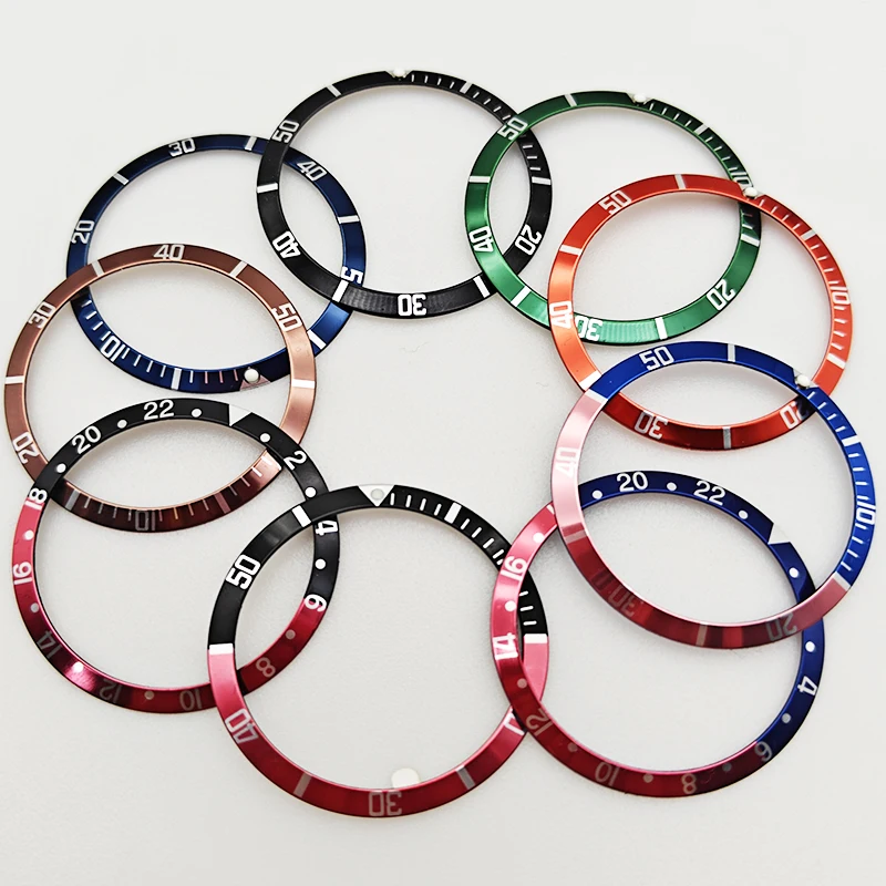 36.5mm Watch Bezel Men's Watch Replacement Surface Bezel Insert  Case Bezel Ring GMT/SUB Watch  Accessories Parts