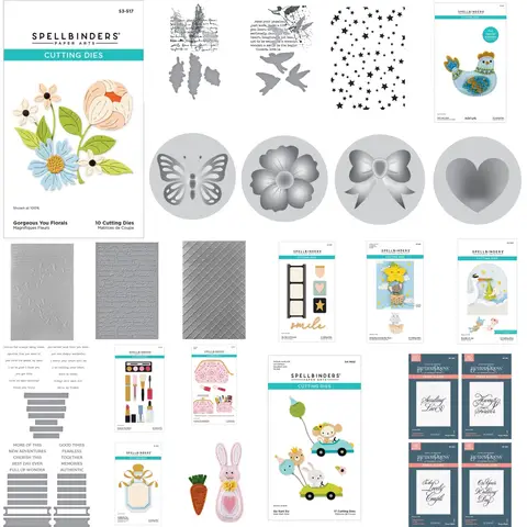 New Spring Birds Flowers Collection Cutting Dies Press Plate Wax Stamper For DIY Scrapbook Craft Greeting Card 2025 Felt Die