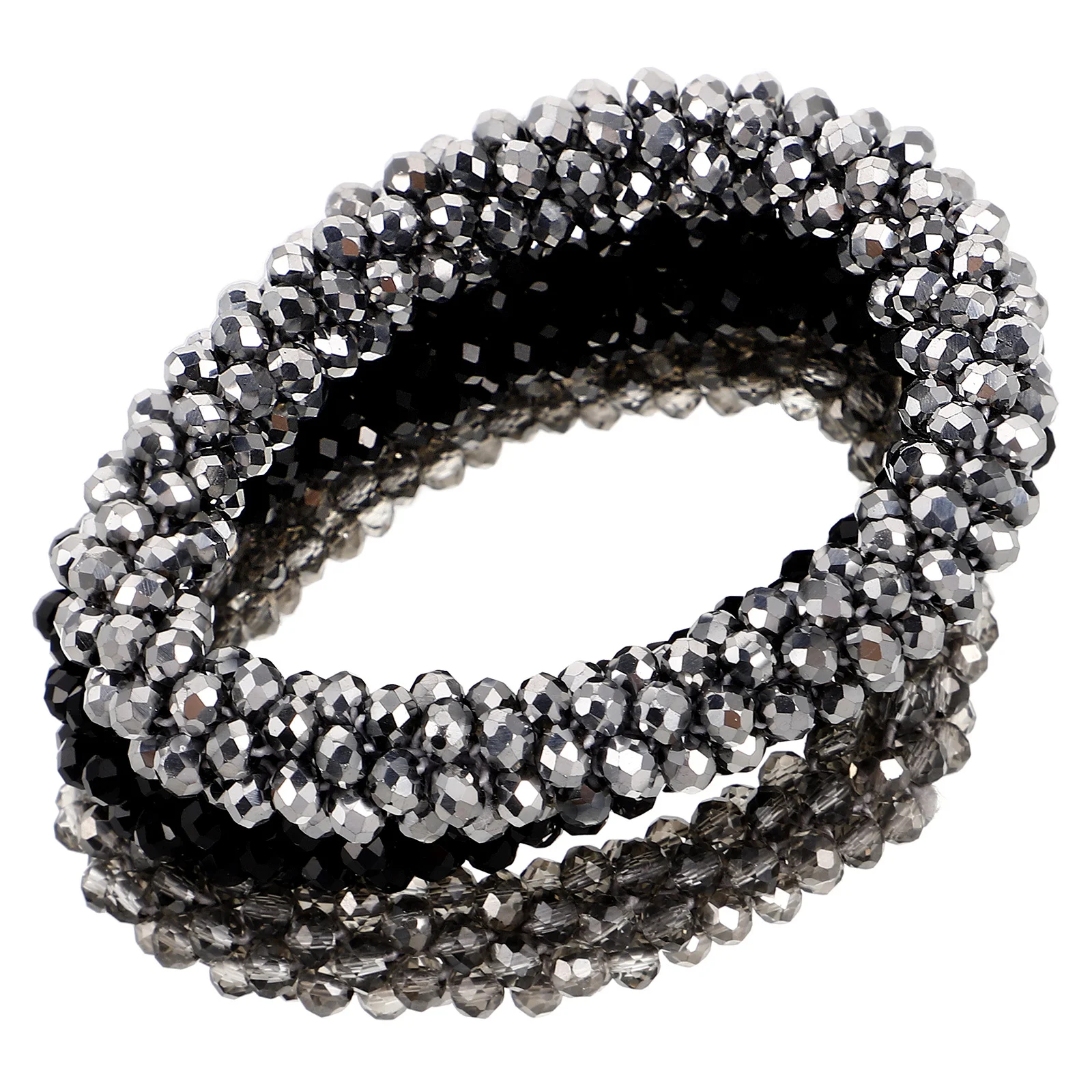 

3 шт., резинки для волос с водными кристаллами, эластичные прочные держатели для хвоста, стильные декоративные аксессуары для волос для женщин, повседневное использование