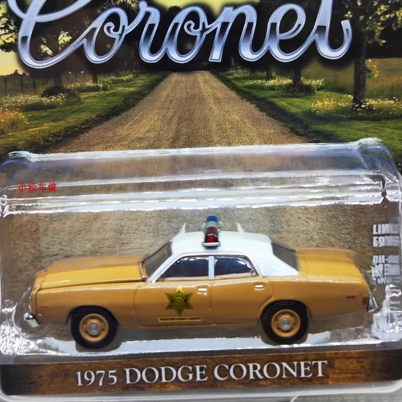 

1:64 1975 Dodge Coronet Dodge Crown-Choctaw County Sheriff, оригинальная упаковка, коллекция игрушек, подарки для друзей, первый выбор
