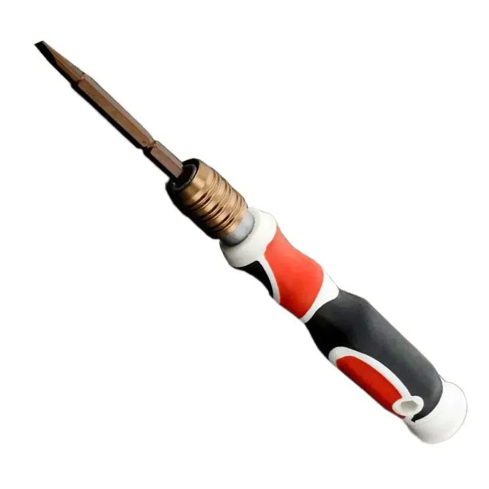 2-in-1 Adjustable Telescopic Dual-Purpose Ratchet Screwdriver Slotted Cross Screwdriver Precision Screw Driver Bit Repair Tool