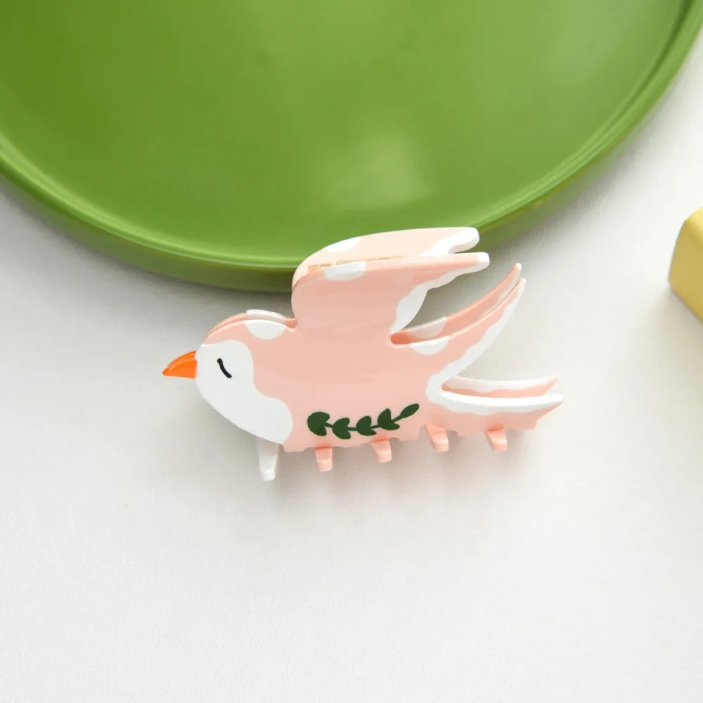 Acetate Material Swallow Series Hair Claw DIY Hair Styling Spring Theme Acetate Hair Clips Cartoon Hairpin Headwear Fashion Wear
