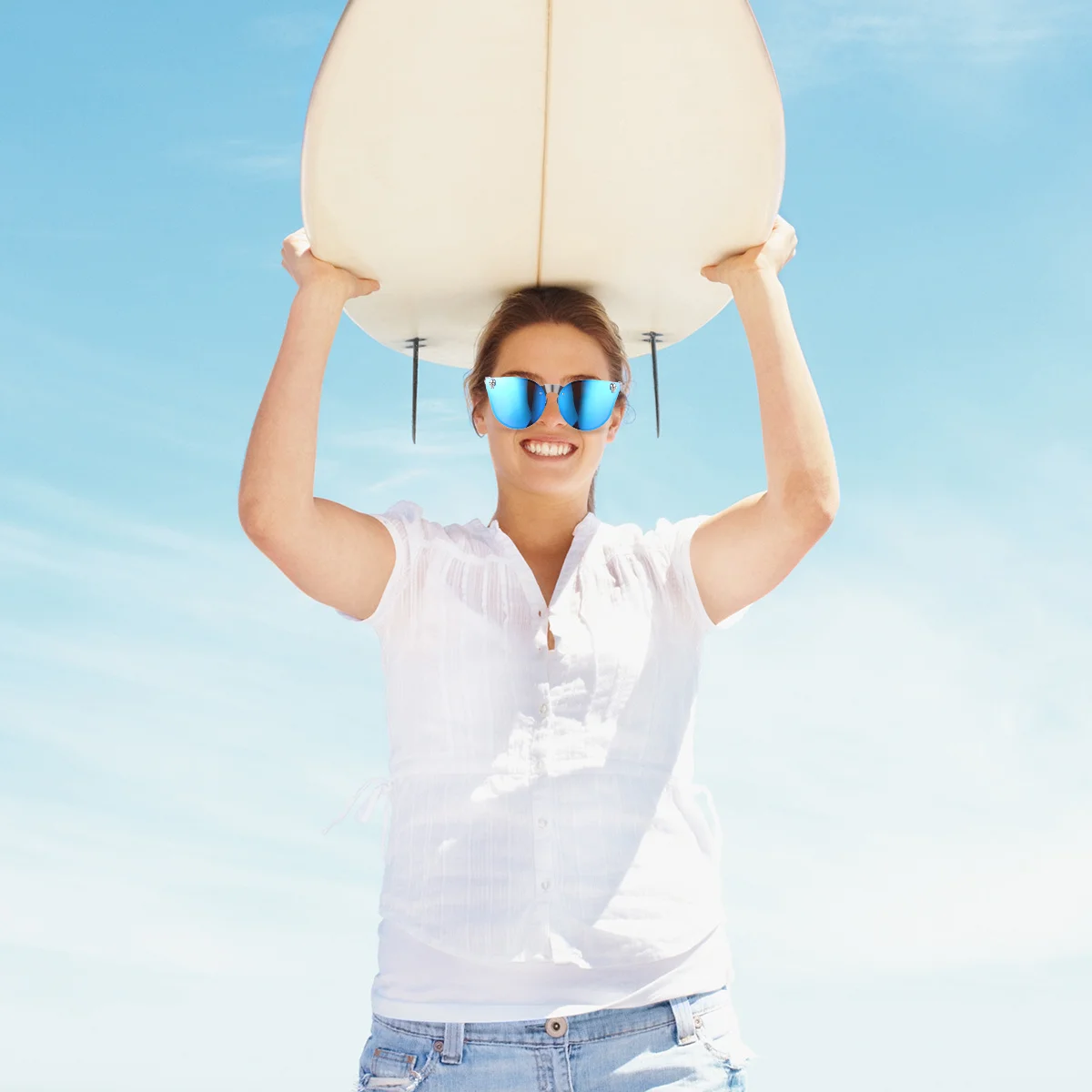 

1Pcs Sunglasses Women Stylish Fashion Eyewear Uv Protected Lightweight Comfortable Fit Unisex Shades for Outdoor Activities