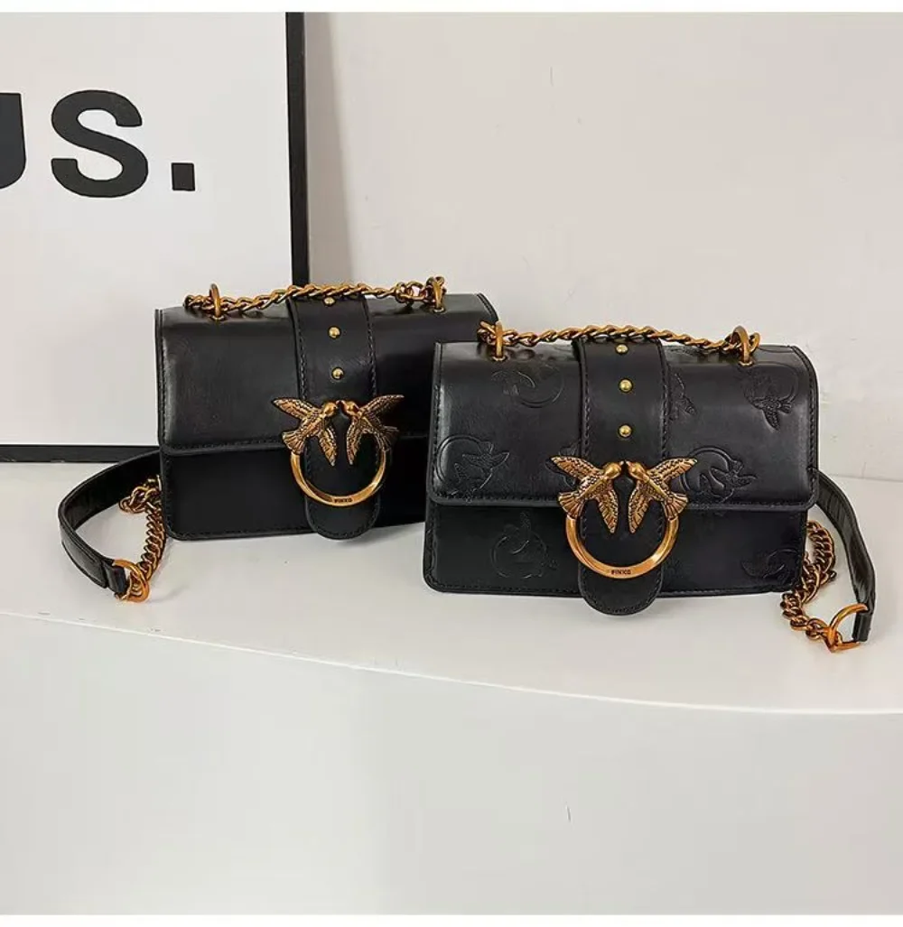 2026 Frühjahr/Sommer Kleiner Vogel Geprägte Unterarm-Schultertasche Neue Casual-Handtasche Ketten-Umhängetasche Geeignet für Frauen.689 – Detail 1