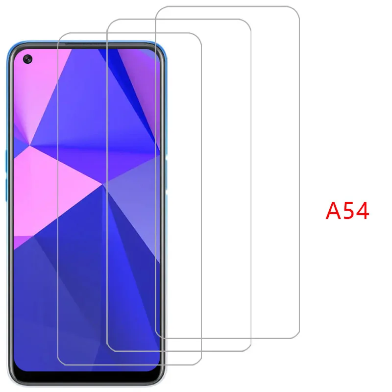 protective tempered glass for oppo a54 4g 5g screen protector on oppoa54 a 54 54a a544g a545g 4 5 g film glas opp opo oppa appo