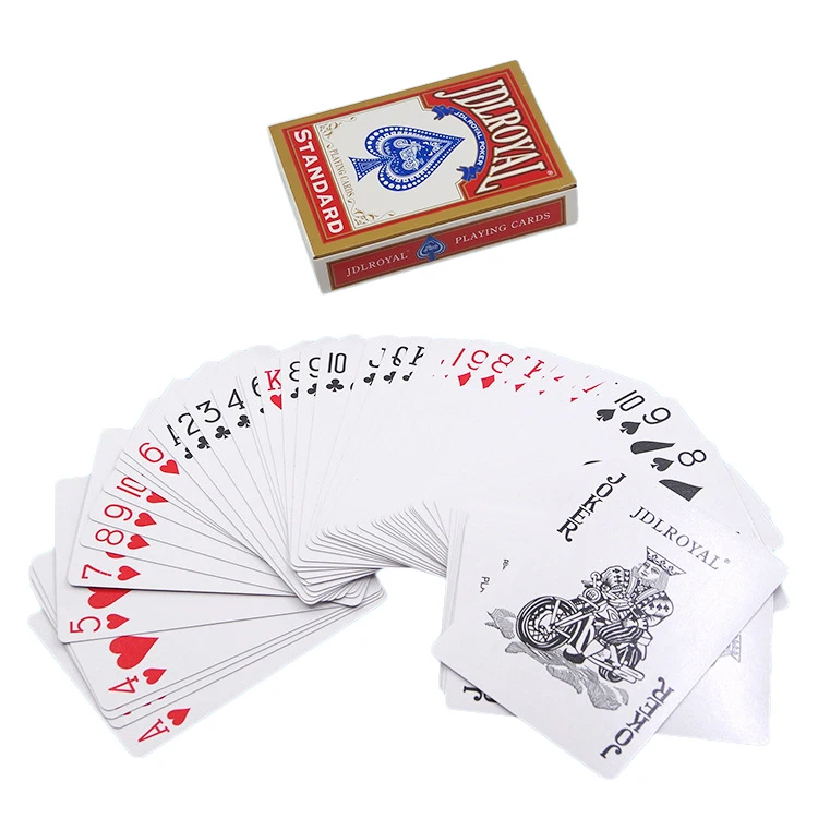 Jdlroyal Poker Rot/Blau Normale Spielkarten Standardversiegelte Decks Zaubertricks Poker Spielkarten Zaubertricks – Detail 5