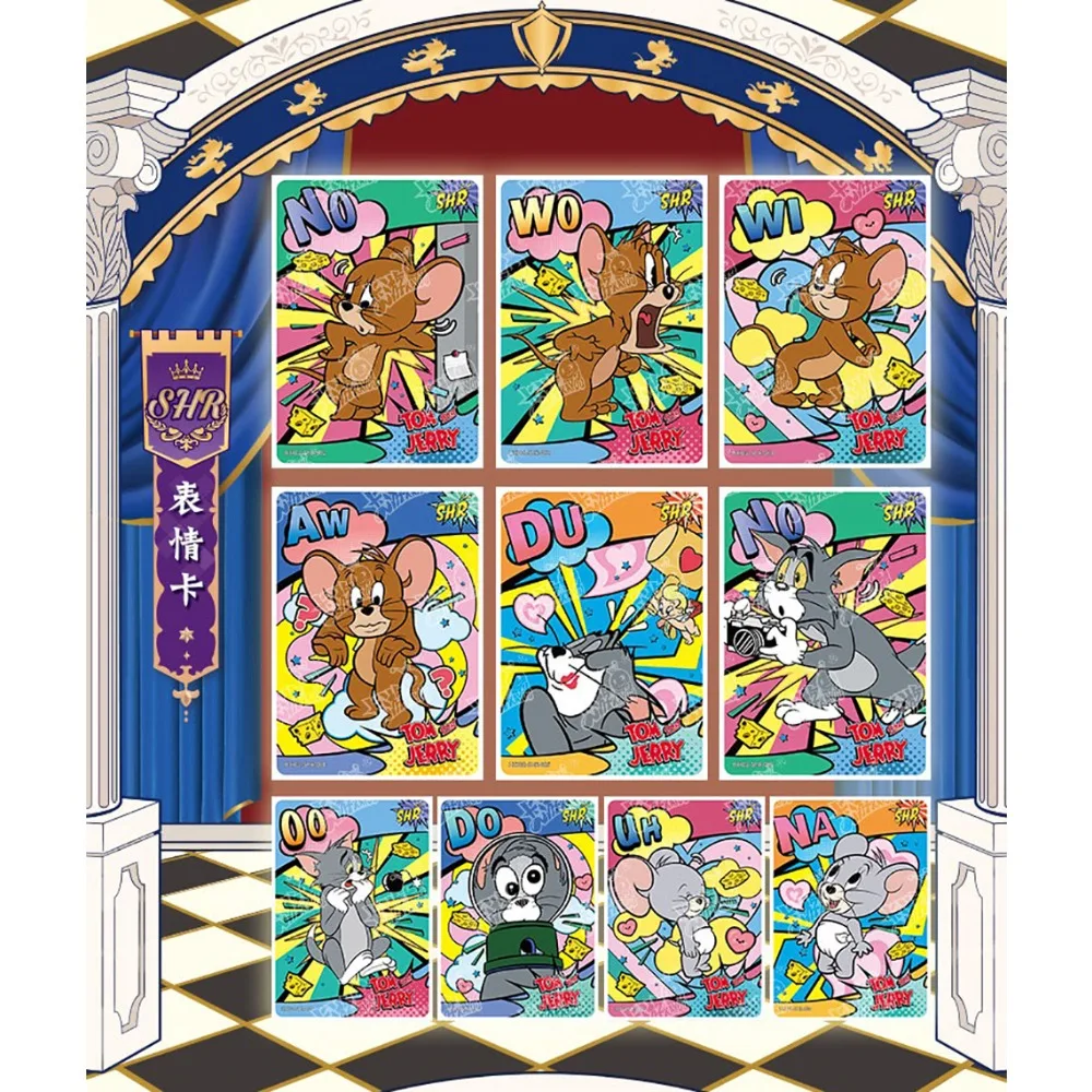 Kayou originele Tom en Jerry collectiekaarten Quarrelsome Lovers Series Amerikaanse animatie Klassiek karakter Portretkaarten Cadeau