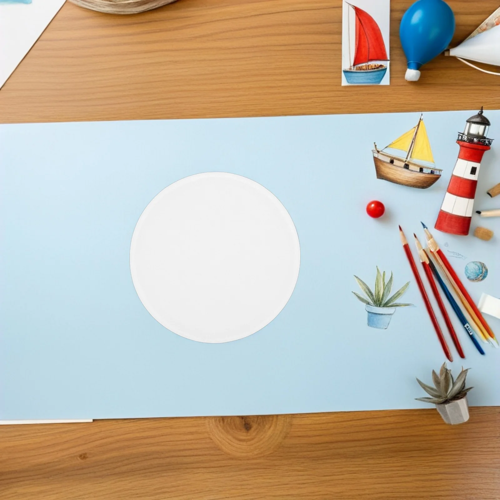 

100Pcs Plain Round Drawing Paper High Quality Texture for Childrens Artwork Endless Possibilities in Crafting and Painting