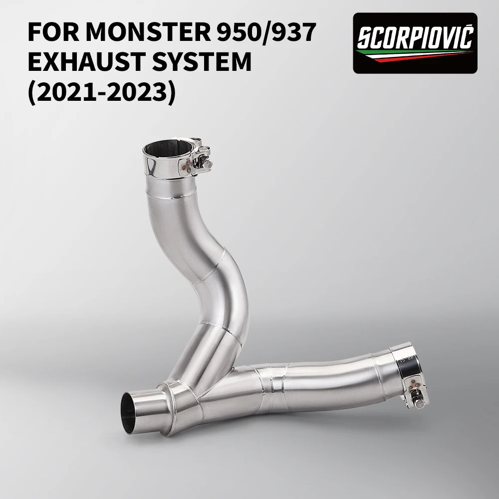 

Для MONSTER 950/937 выхлопная система (2021-2023) специальная выхлопная труба MONSTER 950/937 без шнуровки средней части мотоцикла