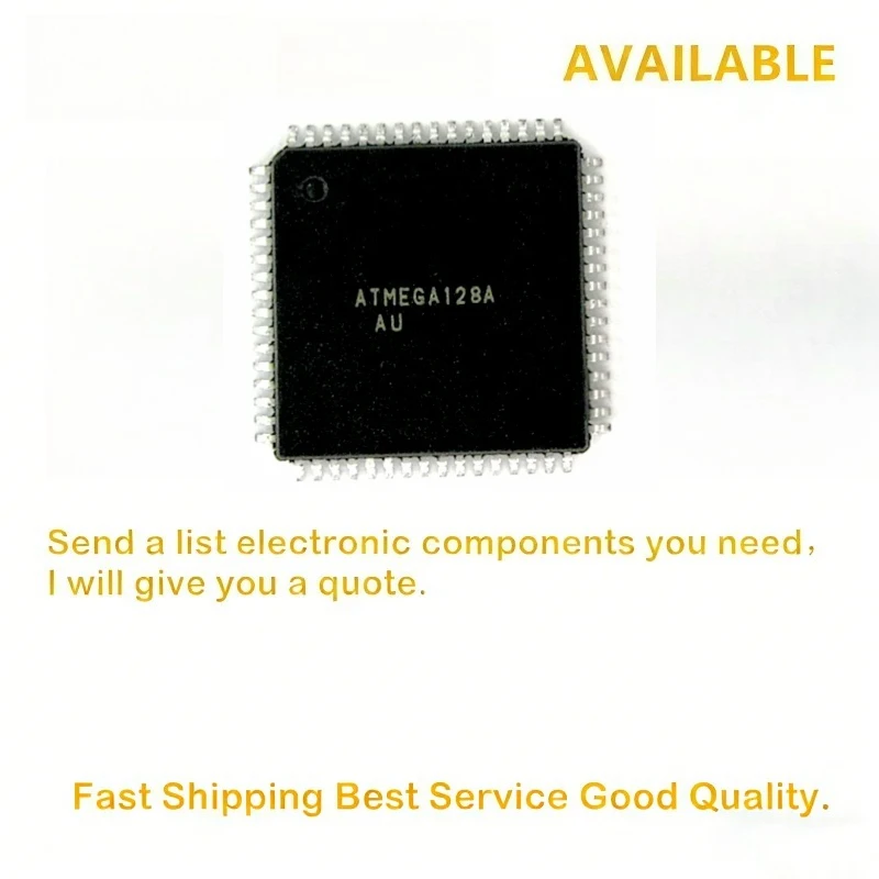 10pcs/Lot Original ATMEGA128A-AU ATMEGA128A ATMEGA128 TQFP-64 Best in Quality