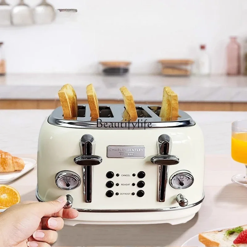 

FG34Four-Slice Fully Automatic Toaster Home and Commercial Bread Slicer
