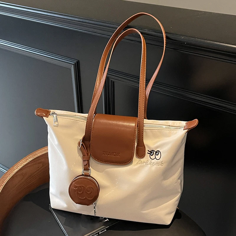 

Простая сумка большой вместимости, модная и повседневная сумка через плечо, повседневная многофункциональная однотонная сумка для подмышек.