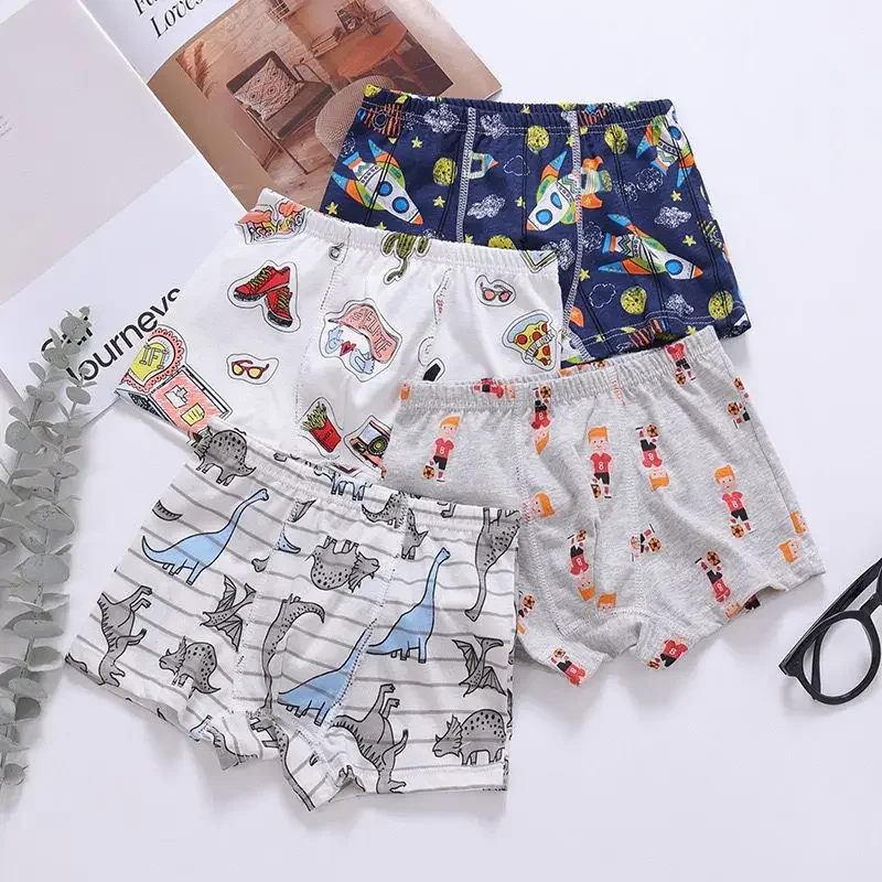 

6Pc Children Underwear Boys Cotton Boxer Shorts Children Panties Boy Underwear Toddler Underpants