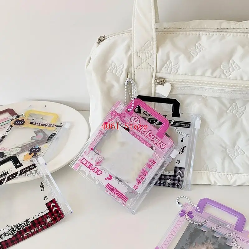 

Креативный держатель для фотокарточек и сумка для хранения конфет с практичным компактным дизайном из ПВХ для детских органайзер